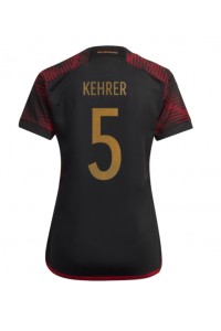 Tyskland Thilo Kehrer #5 Fotballdrakt Borte Klær Dame VM 2022 Korte ermer